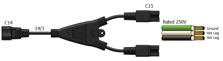 C14 to C15 Splitter