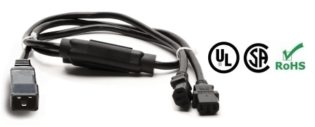 c20 to c13 Splitter Cable