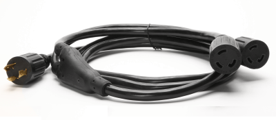 L5-20P to 2 x L5-20R Splitter Cord