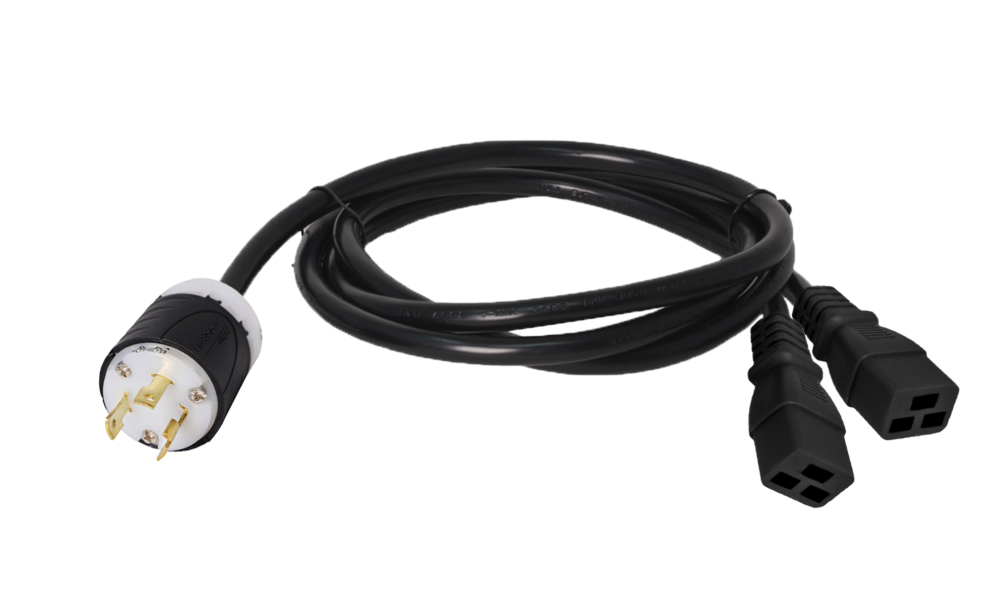 L5-30P to 2 x C19 Splitter