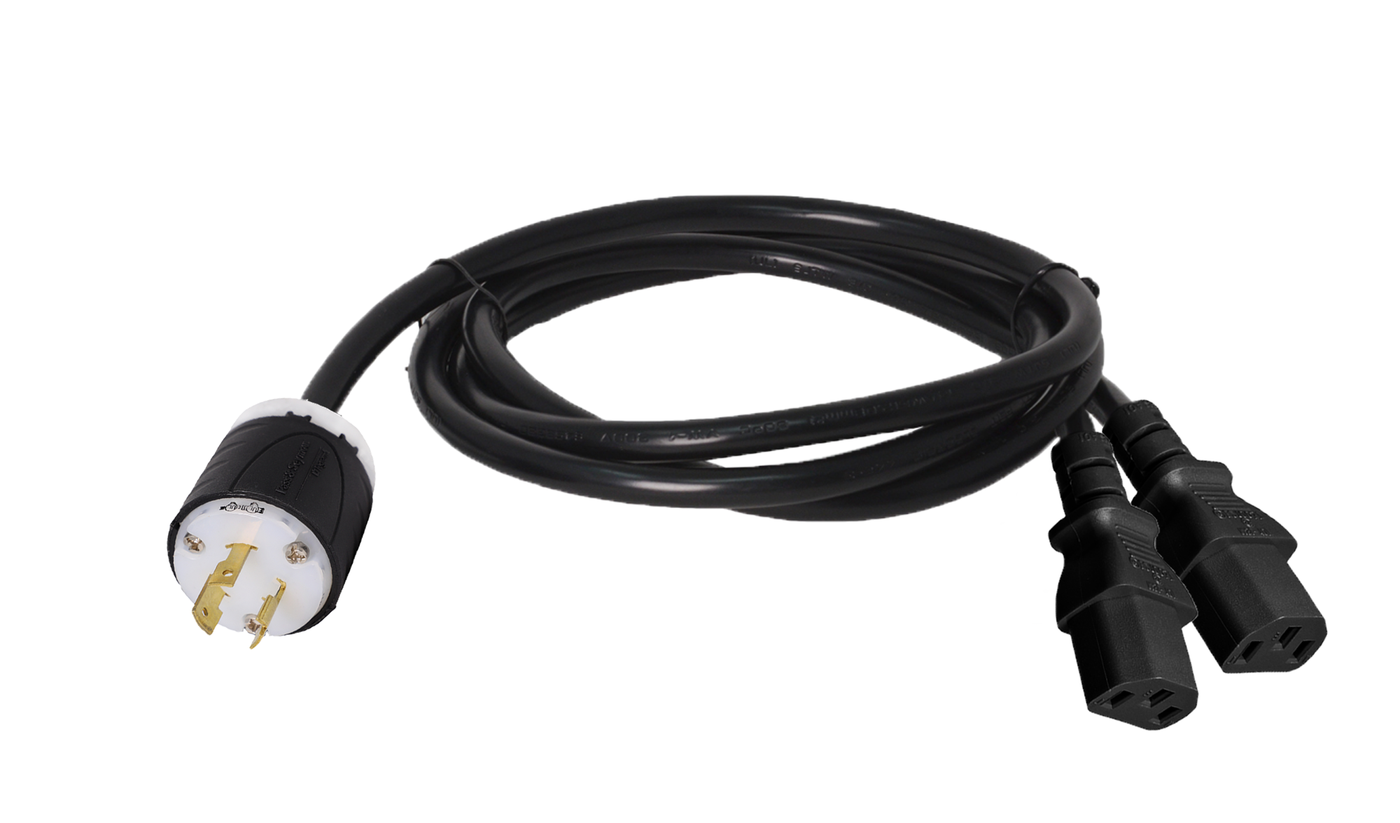 L6-20P to C13 Splitter Cord