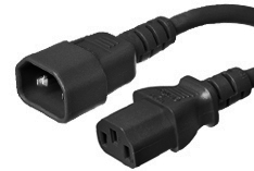H05VV c14 to c13 power cord 10A