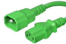 green c14 to c13 cords