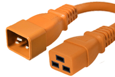 orange c20 to c19 power cords