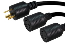 l5-20p to l5-20r splitter cords